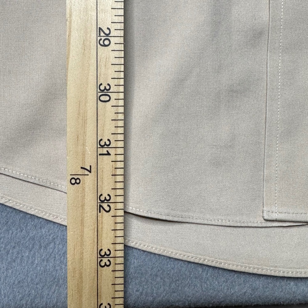 Jos. A. Bank Dress Shirt Mens 17-33 Tan Traveler Collection Cotton Button Down - Picture 3 of 9